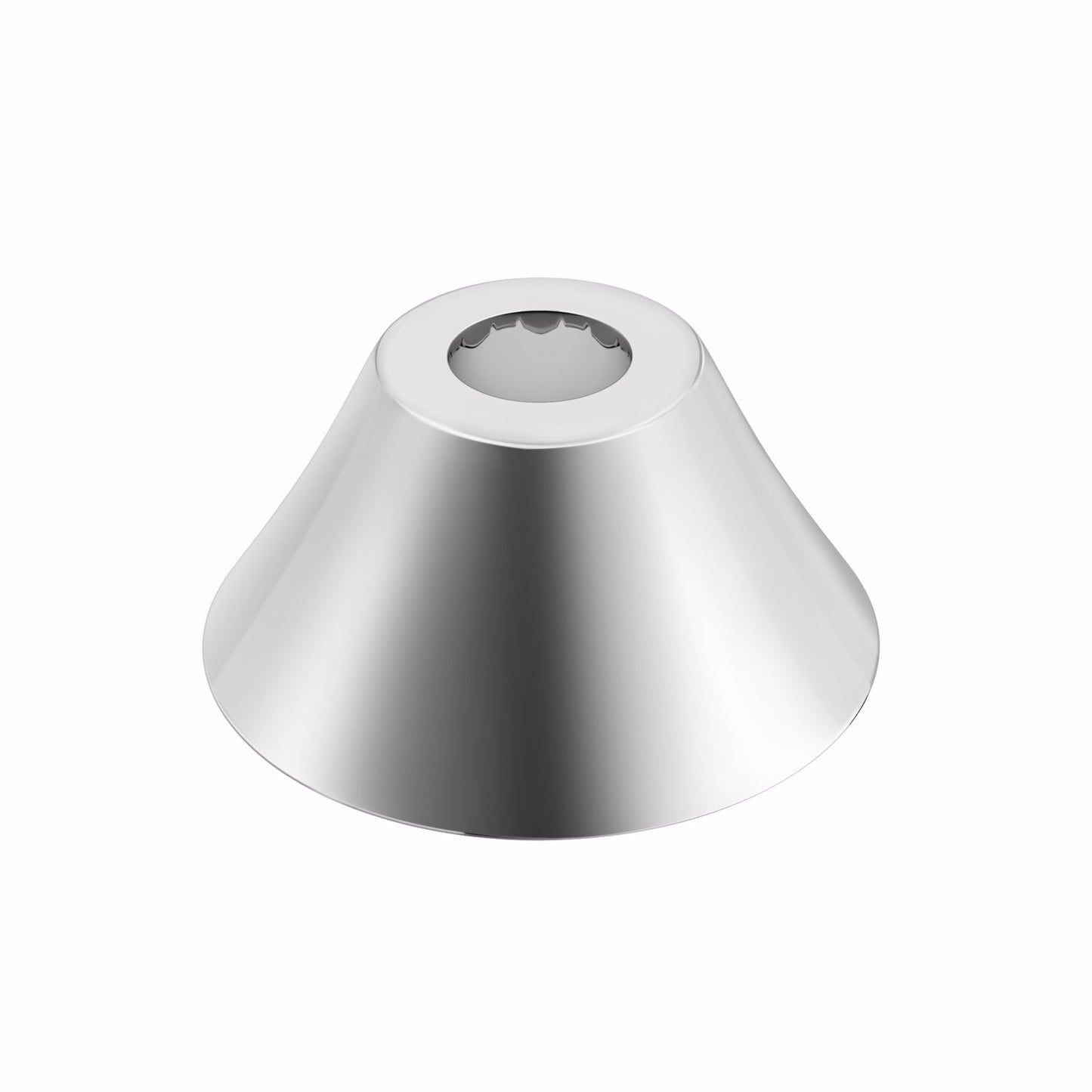 Jones Stephens E07050 1/2" CTS Chrome Plated Steel Bell Escutcheon, Bag of 25