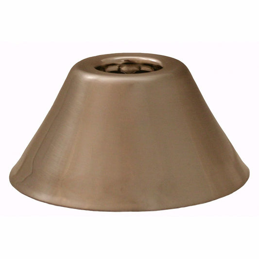 Jones Stephens E0705BN Brushed Nickel Escutcheon 1/2" CTS - 5/8" OD Bell Pattern 2-3/8" OD