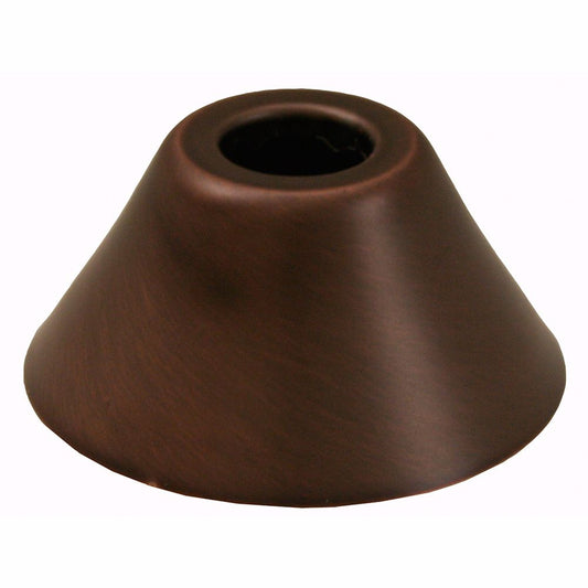 Jones Stephens E0705WB Old World Bronze Escutcheon 1/2" CTS - 5/8" OD Bell Pattern 2-3/8" OD