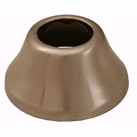 Jones Stephens E0812BN Brushed Nickel Escutcheon 1-1/4" Tubular Bell Pattern 3" OD