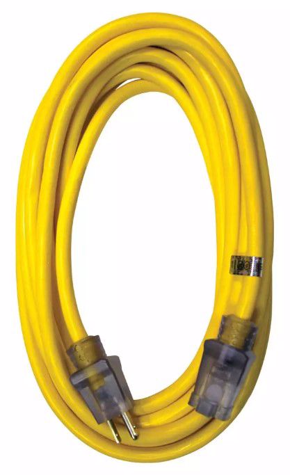 Jones Stephens E25006 12/3 50 ft. Orange Extension Cord
