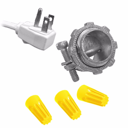 Jones Stephens E25118 Garbage Disposal Wiring Kit for 6' Cord with Angle Plug