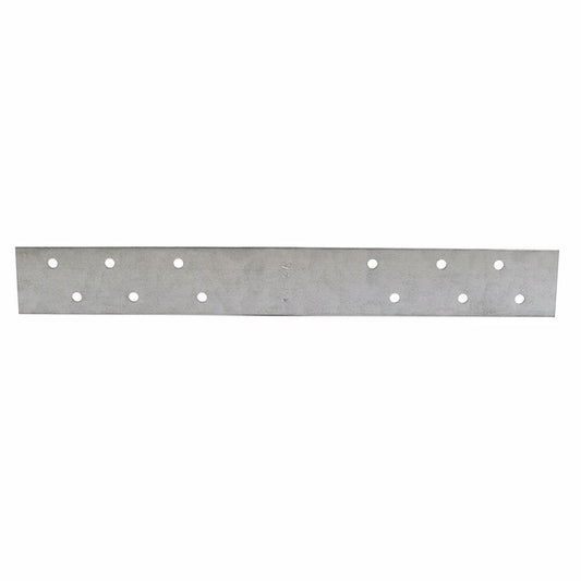 Jones Stephens F160186 1-1/2" x 18" Galvanized Steel Standard F.H.A. Strap with 6 Offset Holes, 16 Gauge, Box of 50