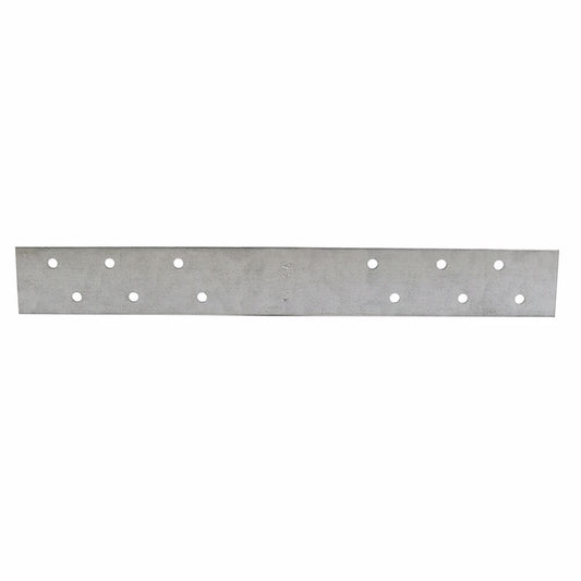 Jones Stephens F160246 1-1/2" x 24" Galvanized Steel Standard F.H.A. Strap with 6 Offset Holes, 16 Gauge, Box of 50