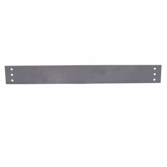 Jones Stephens F160363 3" x 6" Galvanized Steel F.H.A. Strap with 3 Holes Vertically Aligned, 16 Gauge, Box of 50