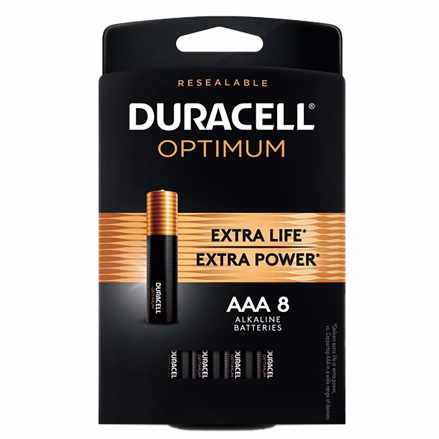 Jones Stephens F20044 Duracell Coppertop AAA Alkaline Batteries, 8 Pack