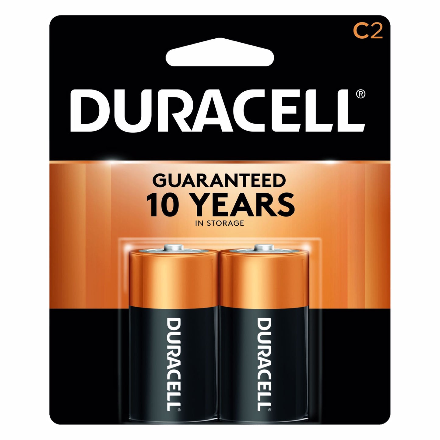Jones Stephens F20046 Duracell Coppertop C Alkaline Batteries, 2 Pack
