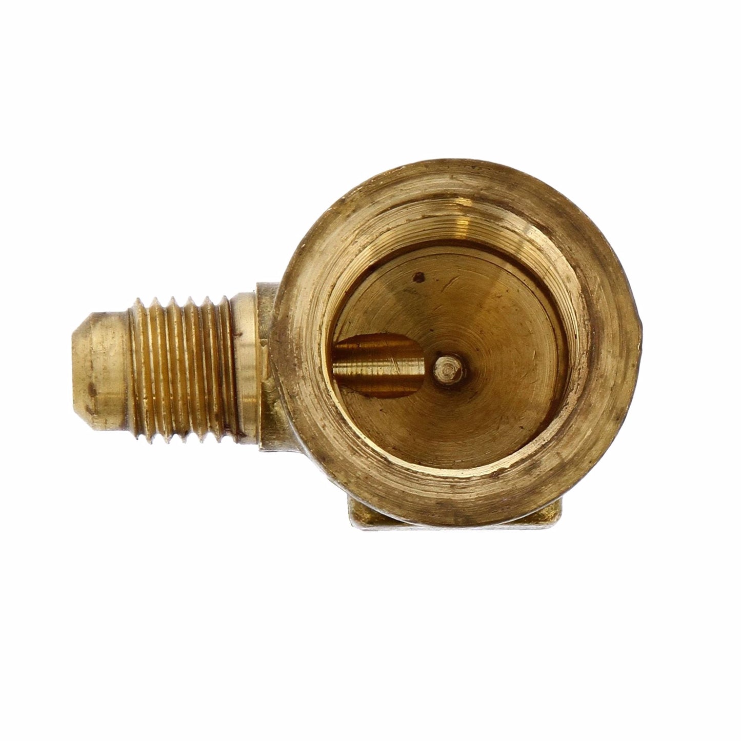 Jones Stephens F40225 1/4" x 1/2" Brass Flare x FIP 90° Elbow