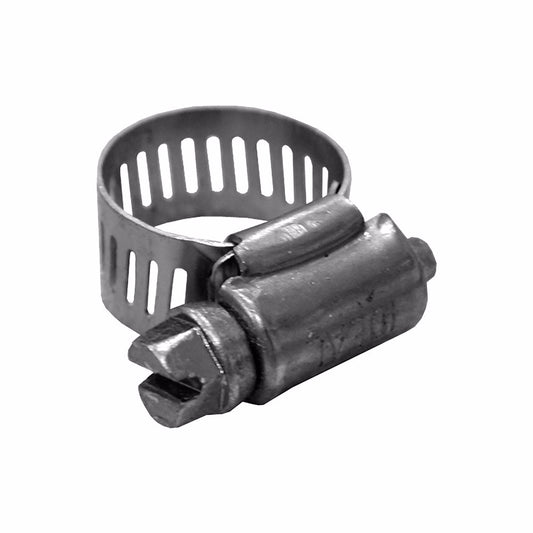Jones Stephens G16006 3/8" - 7/8" Gear Clamp with 1/2" Band, All Stainless, Box of 200