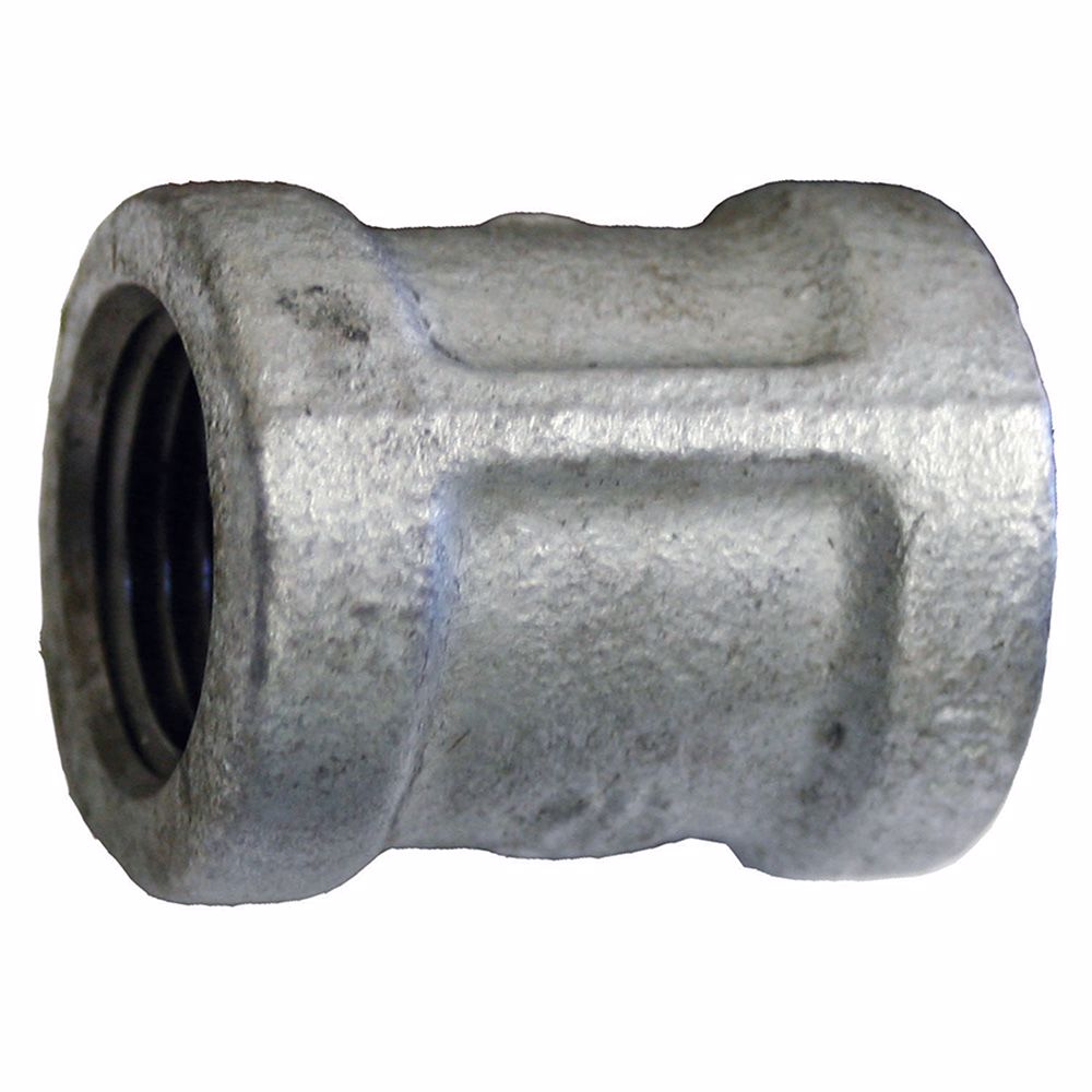 Jones Stephens G1650650 3" Galvanized Iron Coupling, Banded