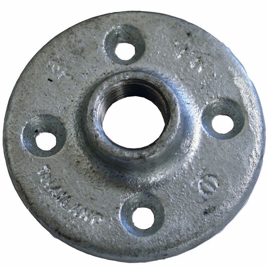 Jones Stephens G3550215 1-1/4" Galvanized Iron Floor Flange