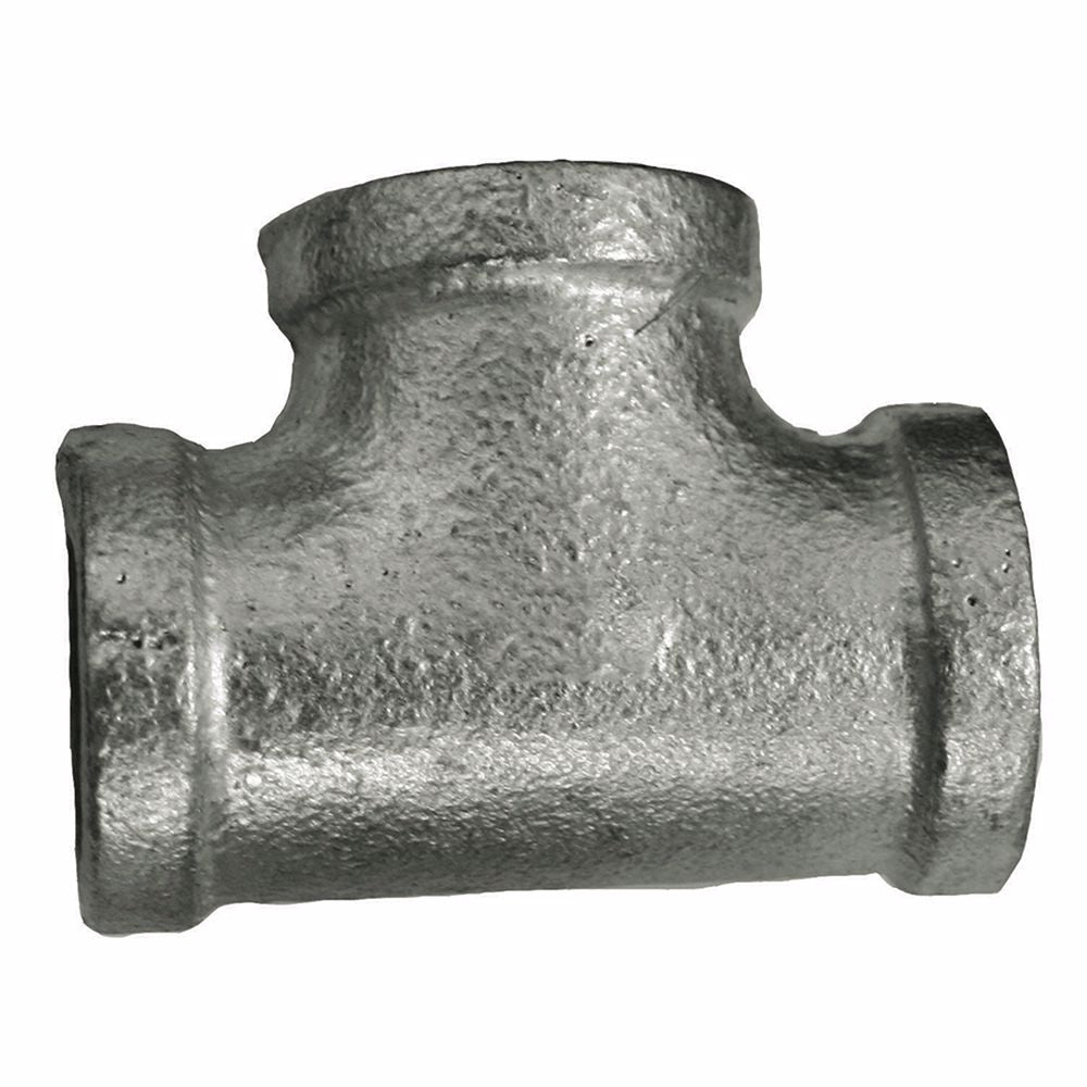 Jones Stephens G4600050 1/2" Galvanized Iron Tee, Banded