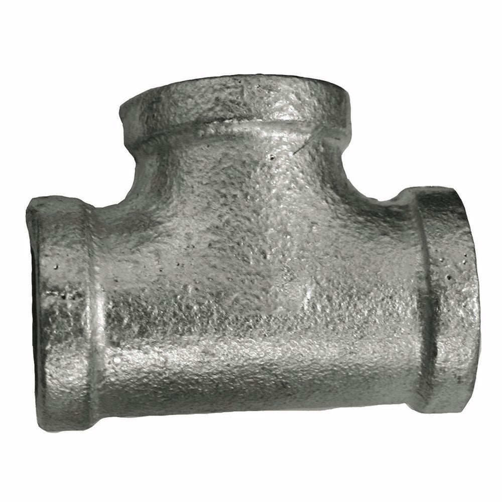 Jones Stephens G4600150 1" Galvanized Iron Tee, Banded