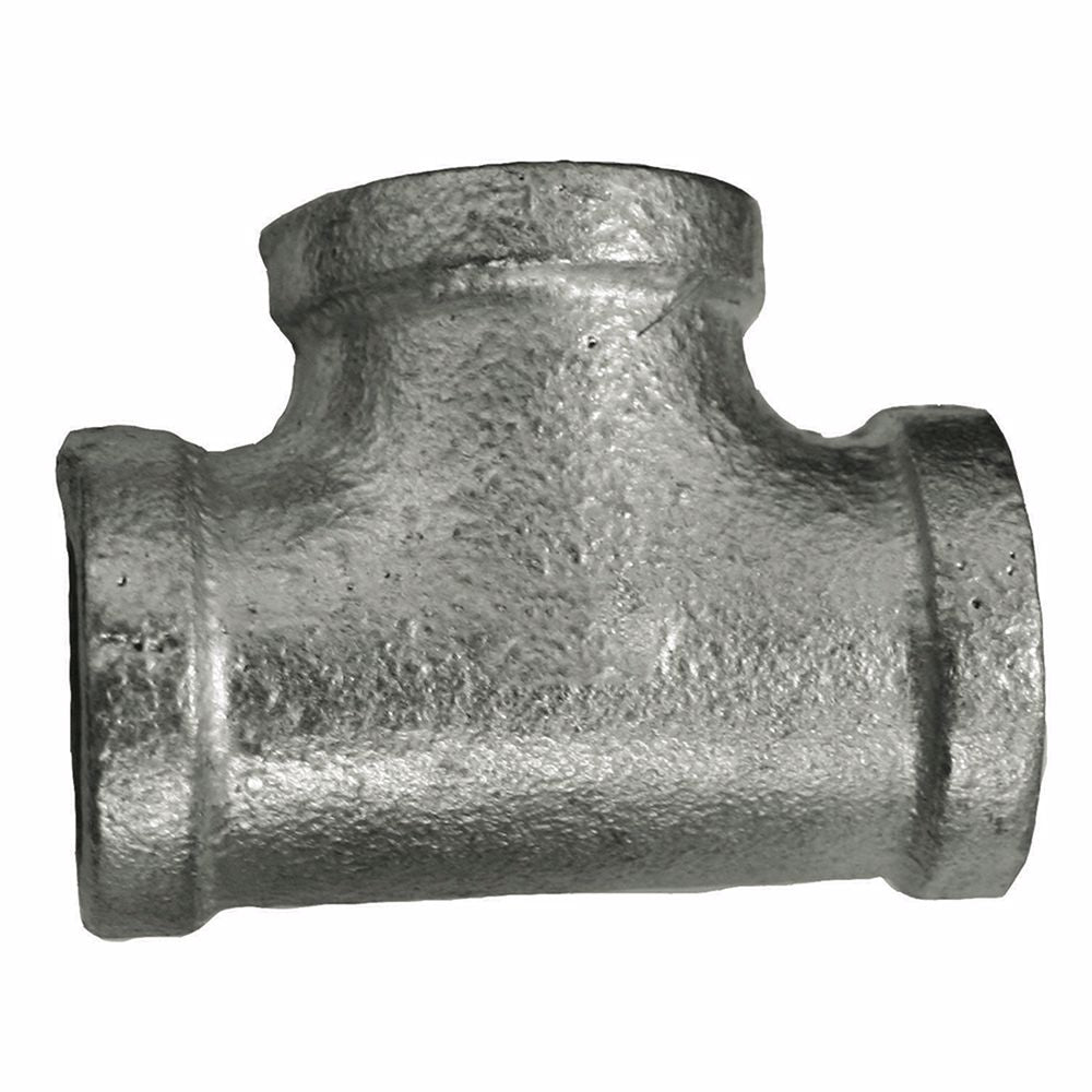 Jones Stephens G4600295 1-1/2" Galvanized Iron Tee, Banded