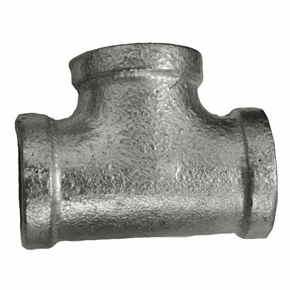 Jones Stephens G4600520 2-1/2" Galvanized Iron Tee, Banded