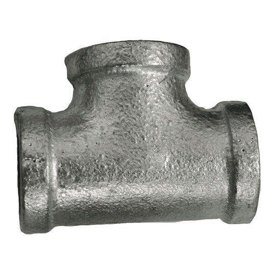 Jones Stephens G4600520 2-1/2" Galvanized Iron Tee, Banded