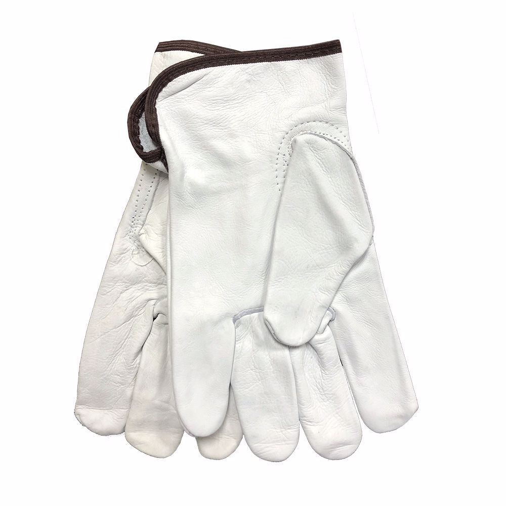 Jones Stephens G50208 Drivers' Style Leather Work Gloves, 12 Pairs