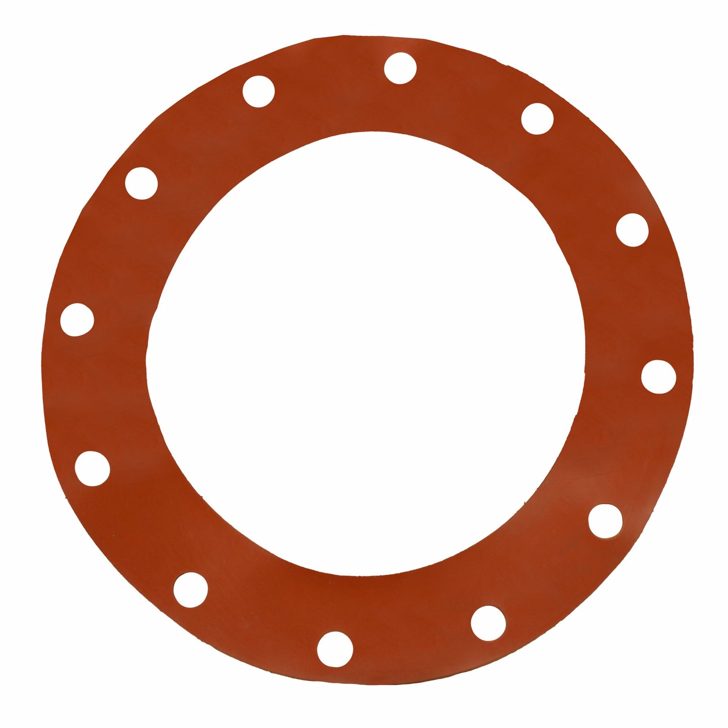 Jones Stephens G51010 10" Red Rubber Full Face Gasket