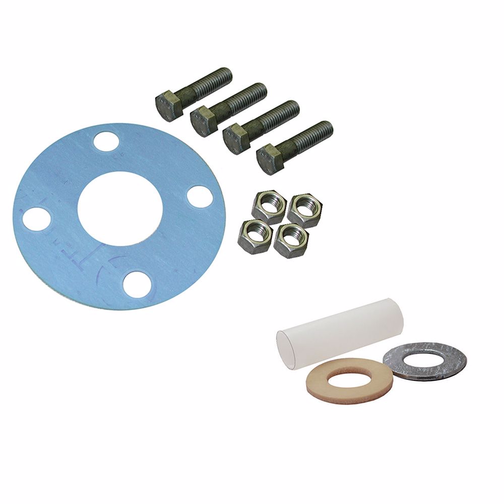 Jones Stephens G54225 2-1/2"Asbestos-Free Full Face Gasket Kit with Insulation Kit, 5/8" x 3" Bolt Size