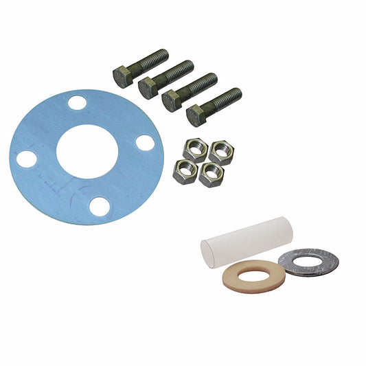 Jones Stephens G54225 2-1/2"Asbestos-Free Full Face Gasket Kit with Insulation Kit, 5/8" x 3" Bolt Size