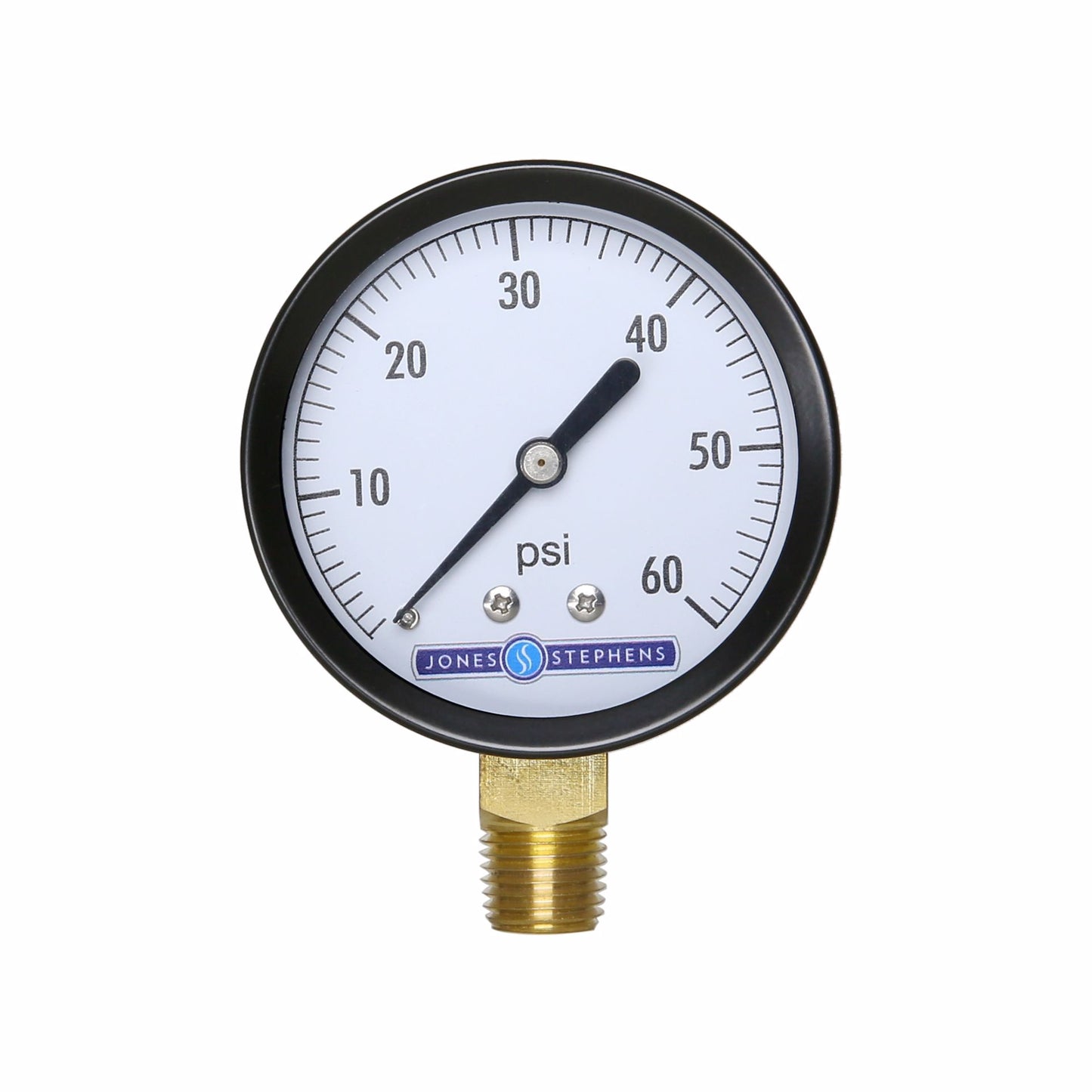 Jones Stephens G61060 2-1/2" 60 psi Pressure Gauge