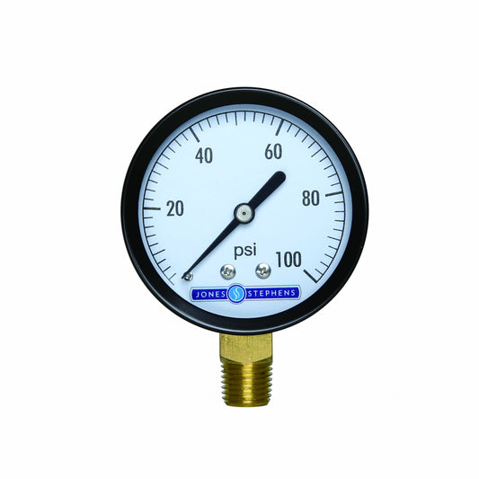 Jones Stephens G61100 2-1/2" 100 psi Pressure Gauge