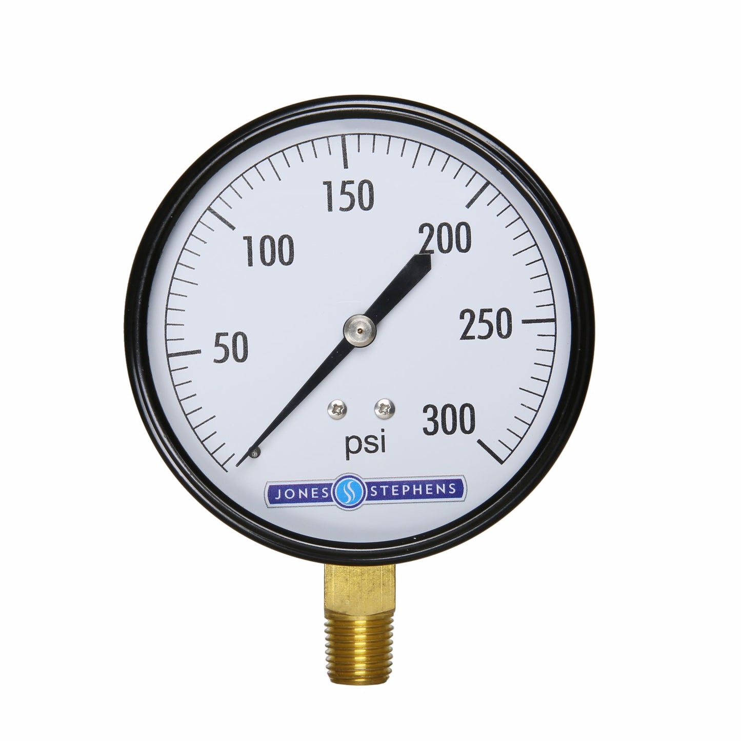 Jones Stephens G62300 3-1/2" 300 psi Pressure Gauge