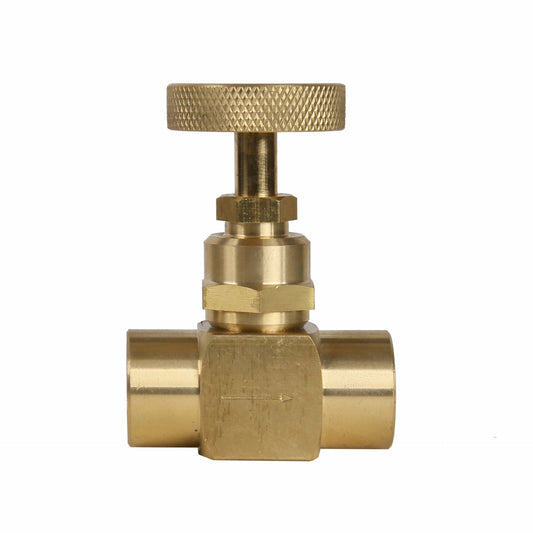 Jones Stephens G64004 1/4" FNPT Brass Needle Valve