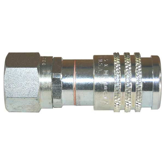 American Lube 23103-004 High Flow Series 3/8" Capacity Industrial Interchange Air Coupler, 1/2" NPT (F) Thread Size