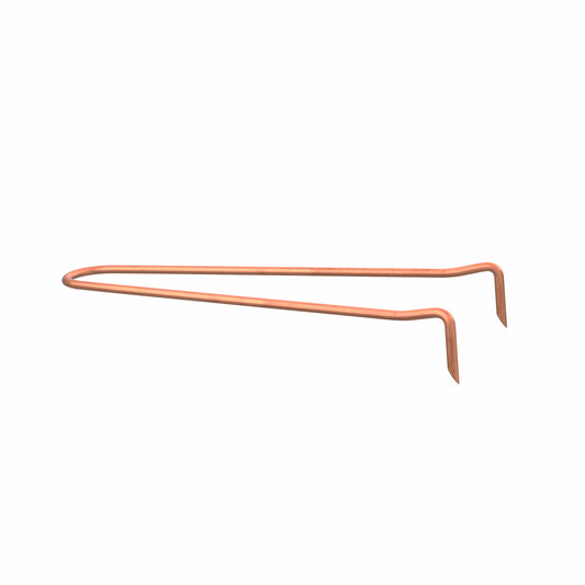 Jones Stephens H11106 1" x 6" Copper Clad Steel Wire Hook Pipe Hanger, Carton of 50