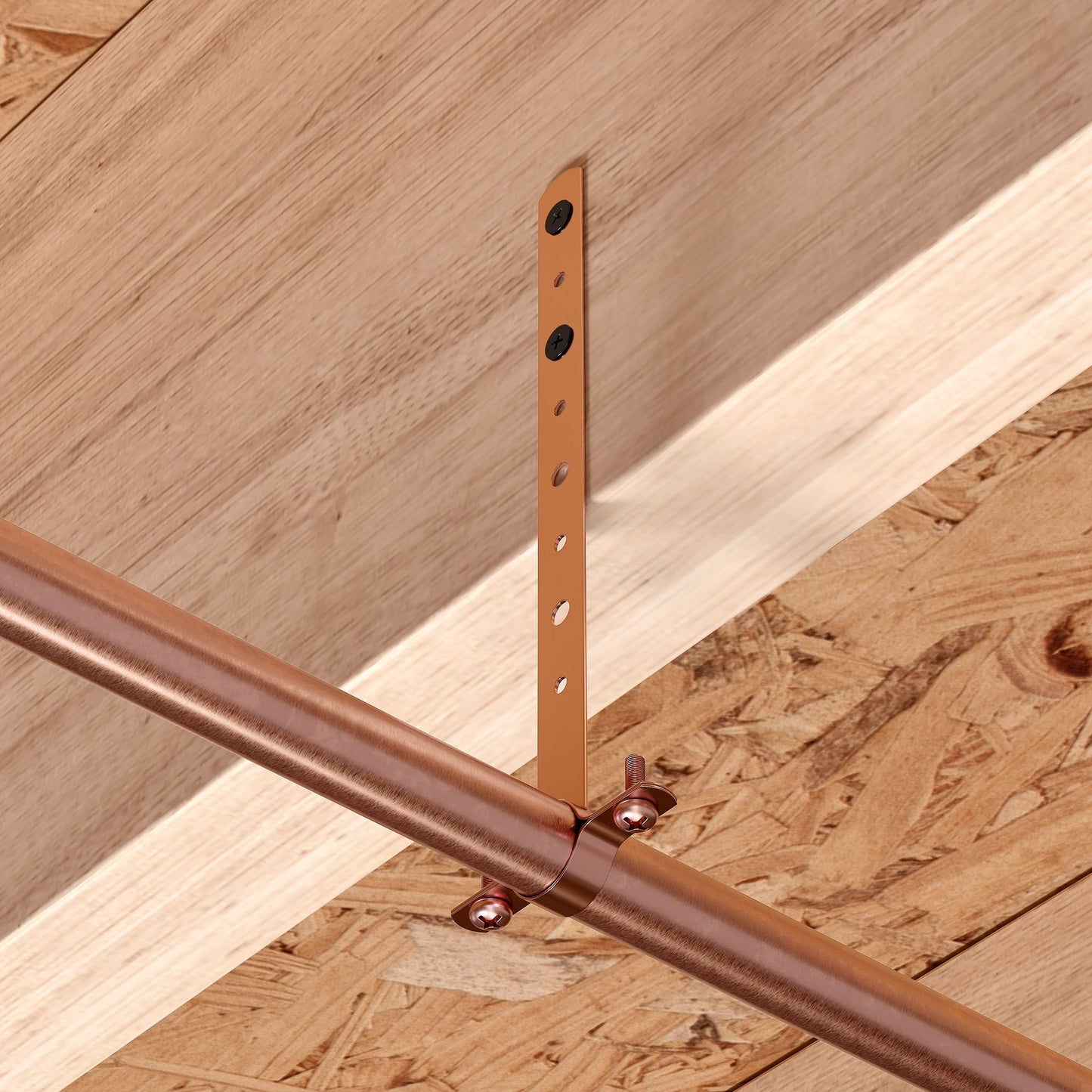 Jones Stephens H85050 1/2" x 12" Copper Milford Pipe Hanger