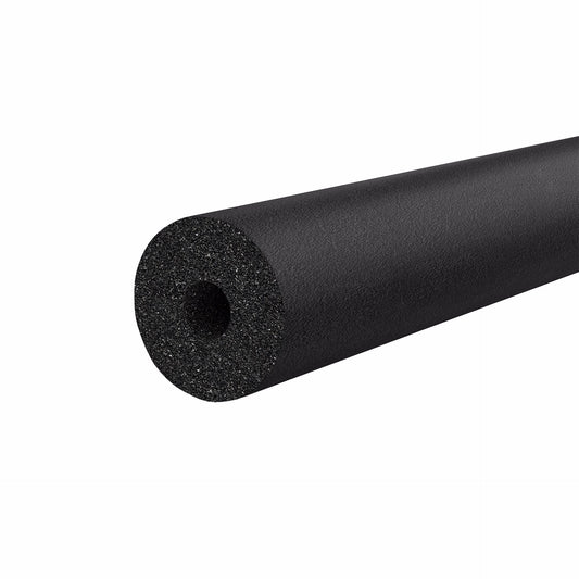 Jones Stephens I61418 4-1/8" ID (4" CTS 3-1/2" IPS) Seamless Black Rubber Pipe Insulation, 1/2" Wall Thickness, 24 ft. per Carton