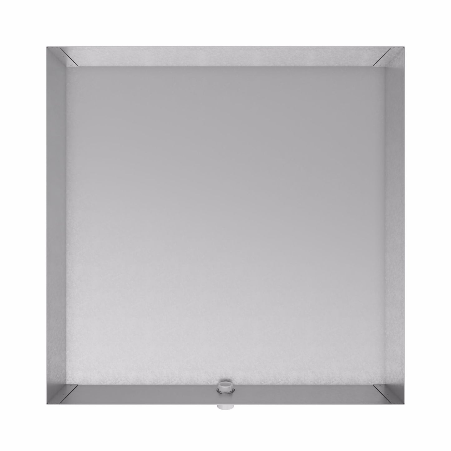 Jones Stephens J37024 24" Galvanized Water Heater Pan, Square