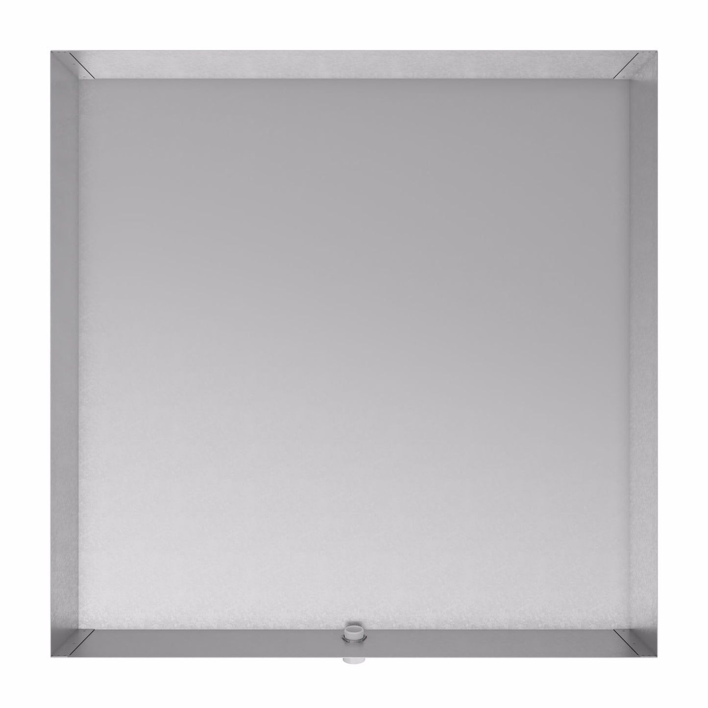 Jones Stephens J37030 30" Galvanized Water Heater Pan, Square