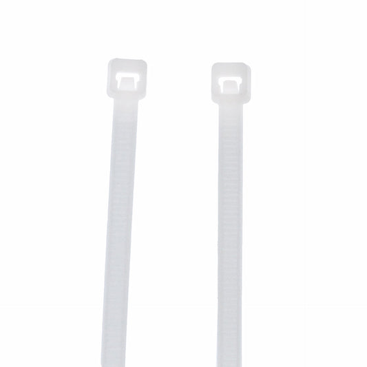 Jones Stephens J40111 11" Cable Ties, Natural Color, Bag of 100