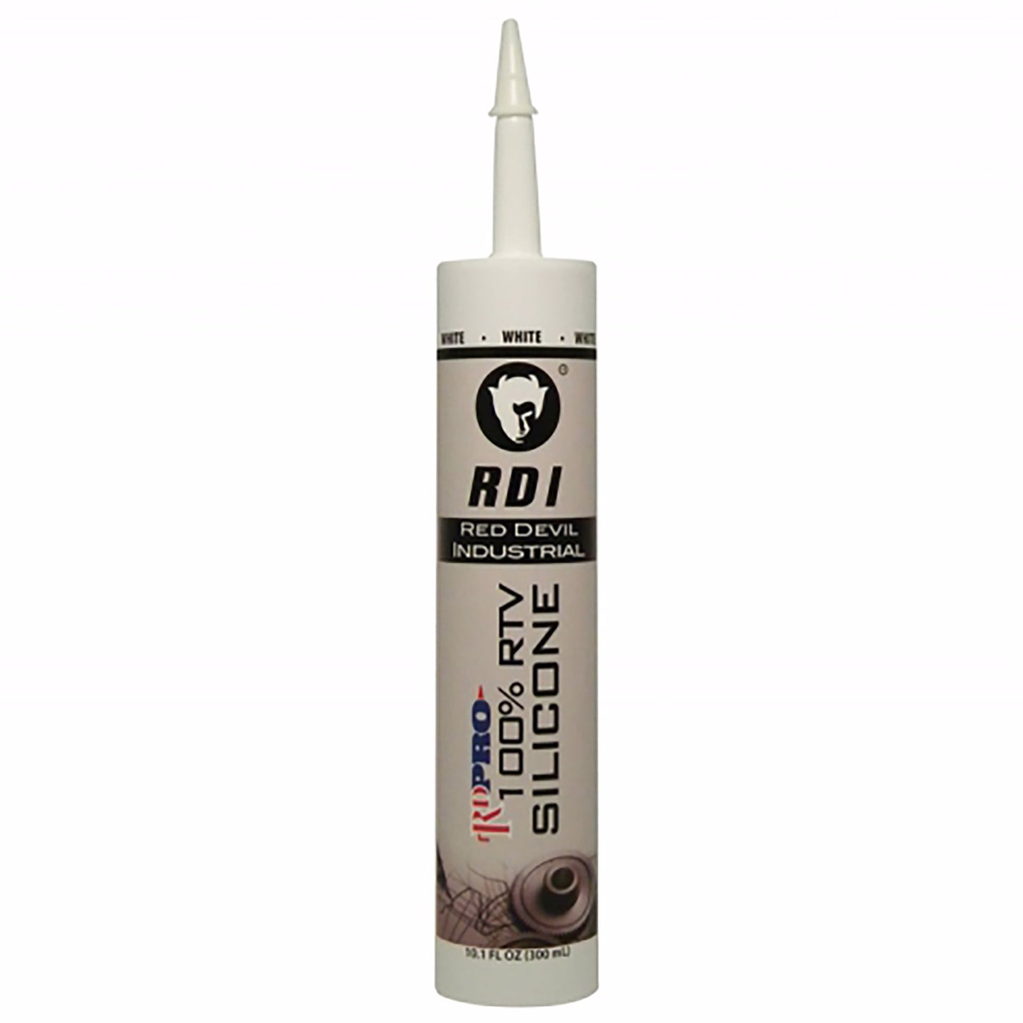 Jones Stephens J40201 10.2 oz. 100% White Silicone Tub and Tile Sealant, Carton of 12