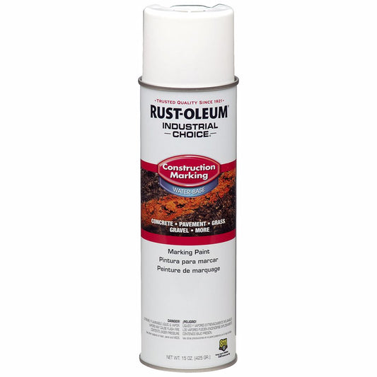 Jones Stephens J40380 White Rustoleum® Industrial Choice® Construction Marking Paint, Carton of 12