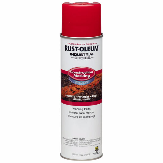 Jones Stephens J40382 Safety Red Rustoleum® Industrial Choice® Construction Marking Paint, Carton of 12
