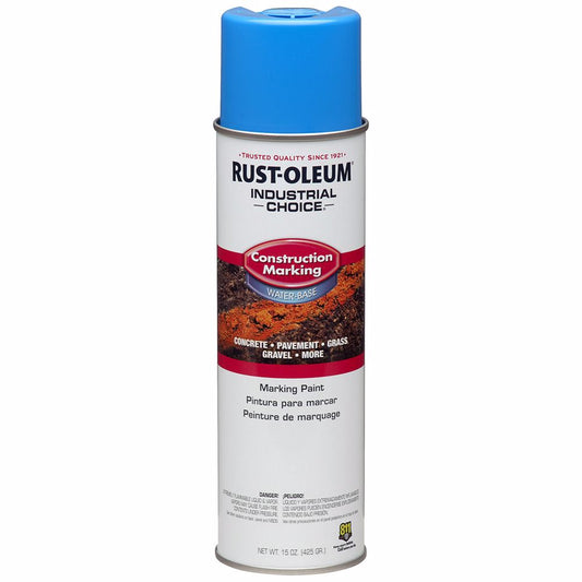 Jones Stephens J40383 Caution Blue Rustoleum® Industrial Choice® Construction Marking Paint, Carton of 12