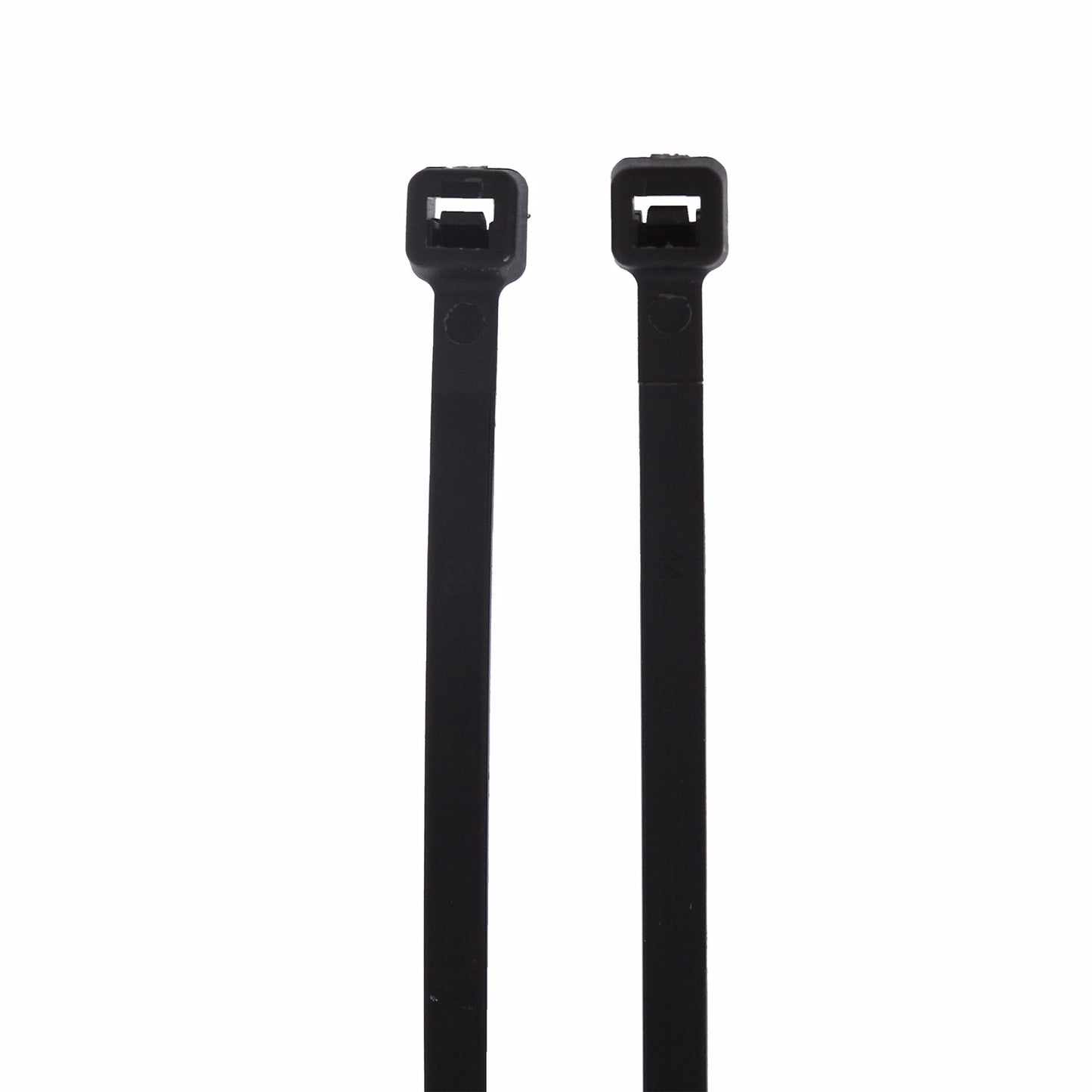 Jones Stephens J40447 14" 50 lb. Cable Ties, Black, Bag of 100