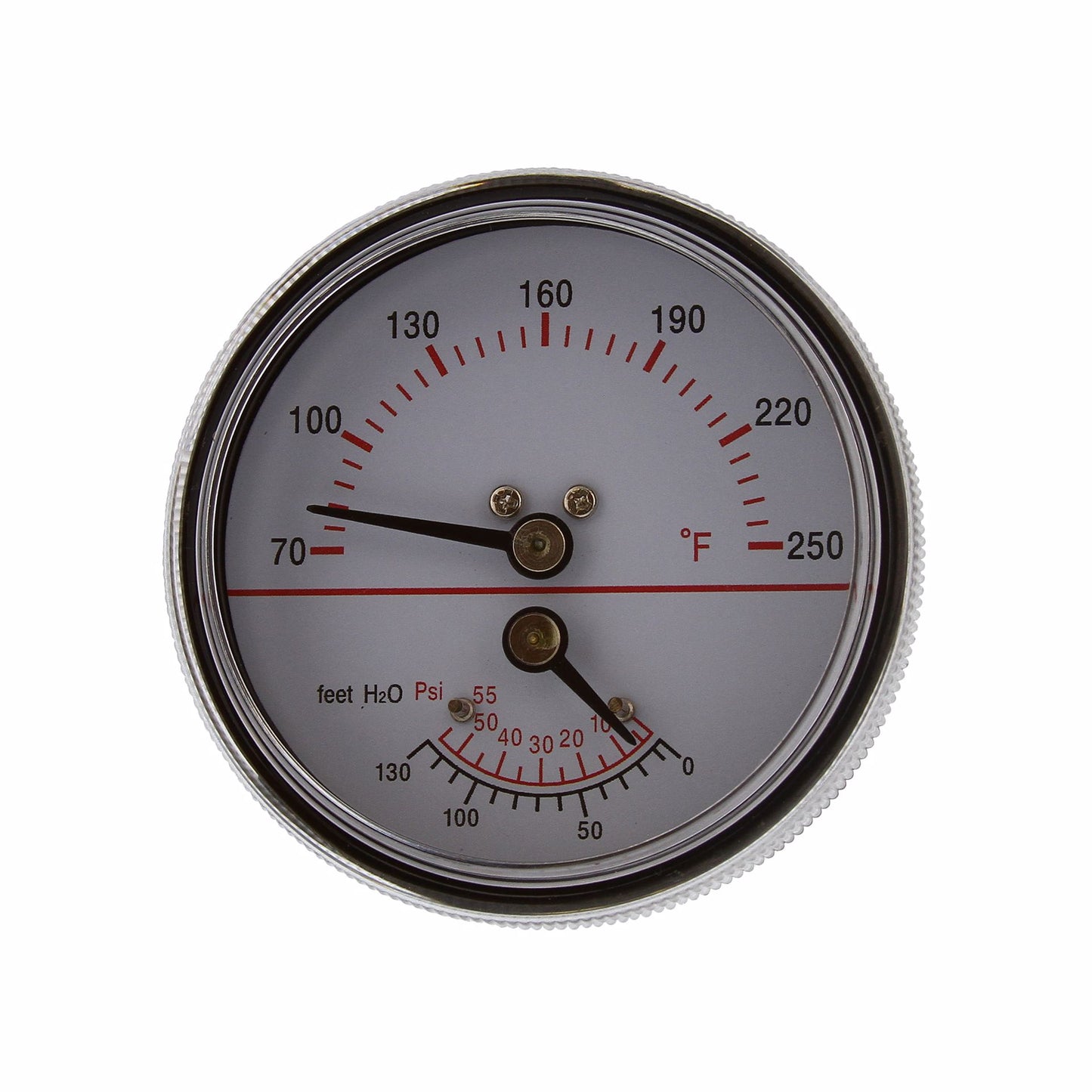 Jones Stephens J40551 2-7/8" 55 psi Tridicator with 2-1/2" Stem