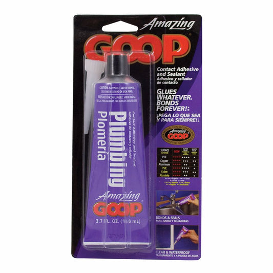 Jones Stephens J45100 3.7 oz Plumber's Goop Adhesive, Carton of 12