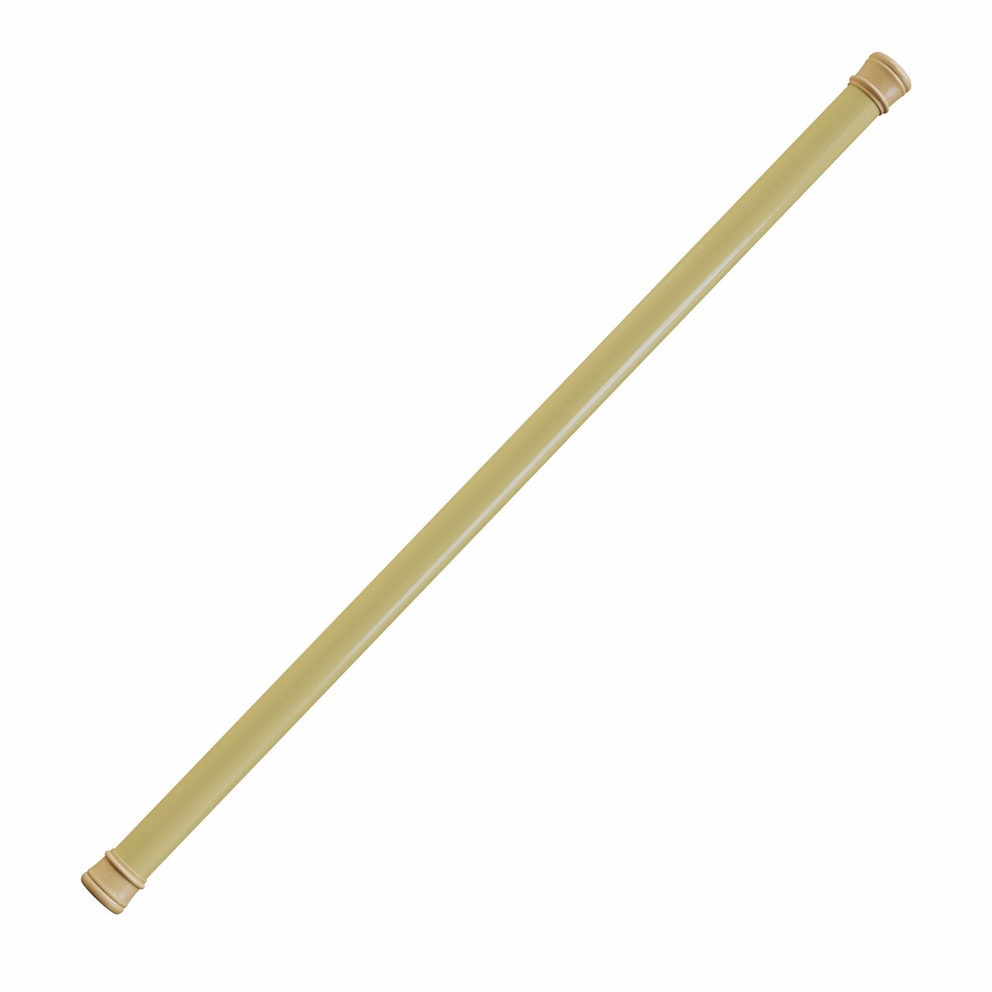 Jones Stephens JH64109 36"-63" Adjustable Spring Tension Shower Rod, Bone