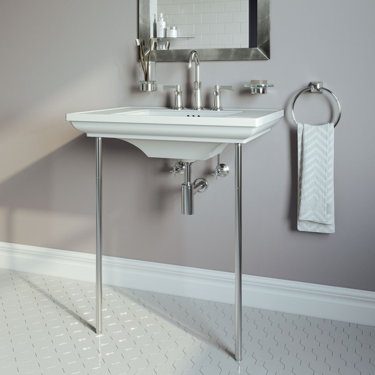 Jones Stephens L65010 Round Contemporary Lavatory Legs
