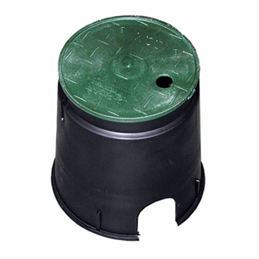 Jones Stephens M06006 6" Residential Valve Box with Green Lid