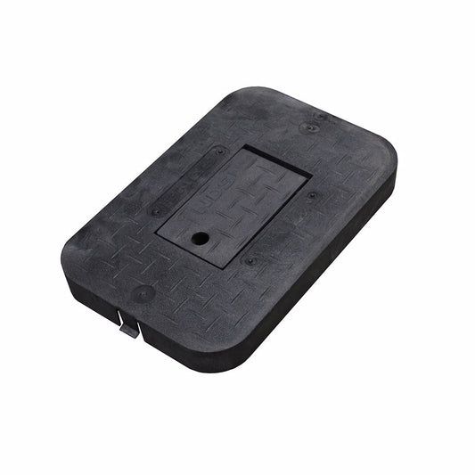 Jones Stephens M12006 12" Black Reader Lid for Water Meter Box