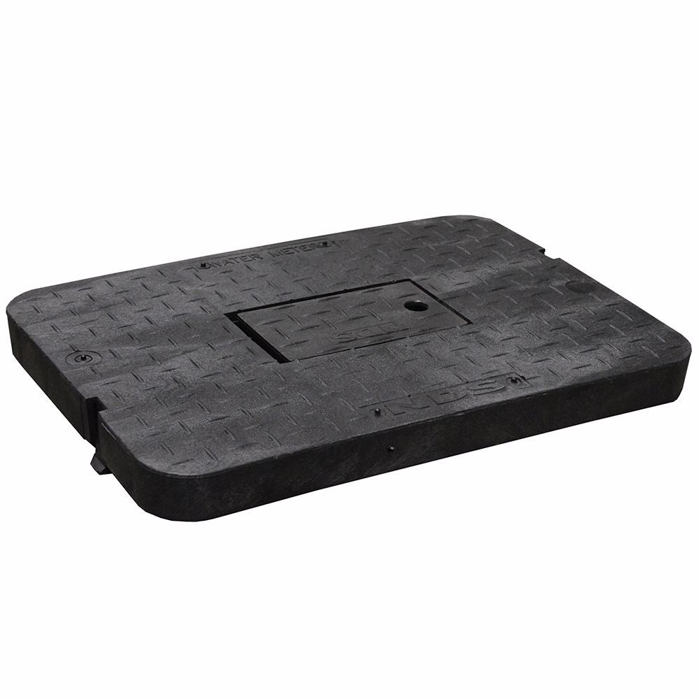 Jones Stephens M15005 15" Black Reader Lid for Jumbo Water Meter Box