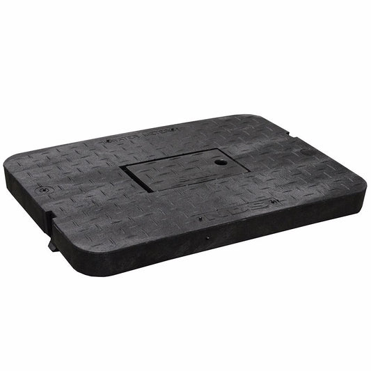 Jones Stephens M15005 15" Black Reader Lid for Jumbo Water Meter Box