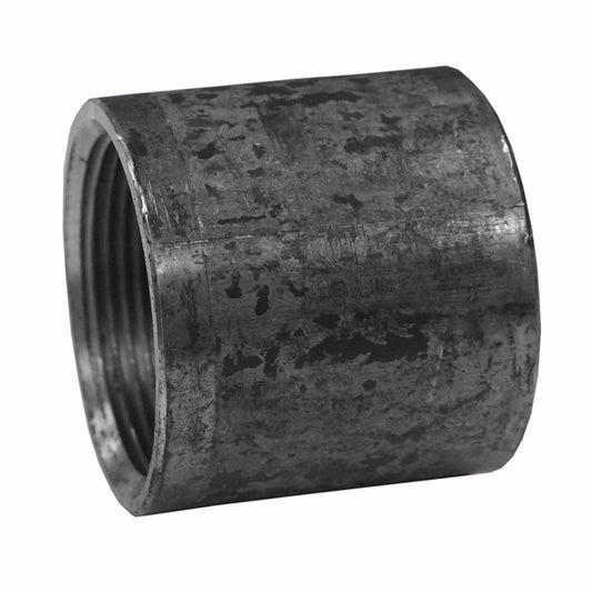 Jones Stephens M303 3/8" Black Steel Standard Merchant Coupling