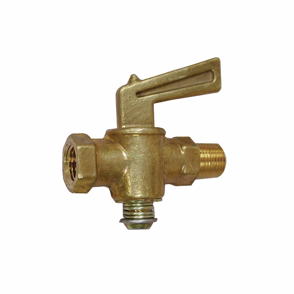 Jones Stephens N01028 1/4" FIP x 1/4" MIP Shut-Off Valve